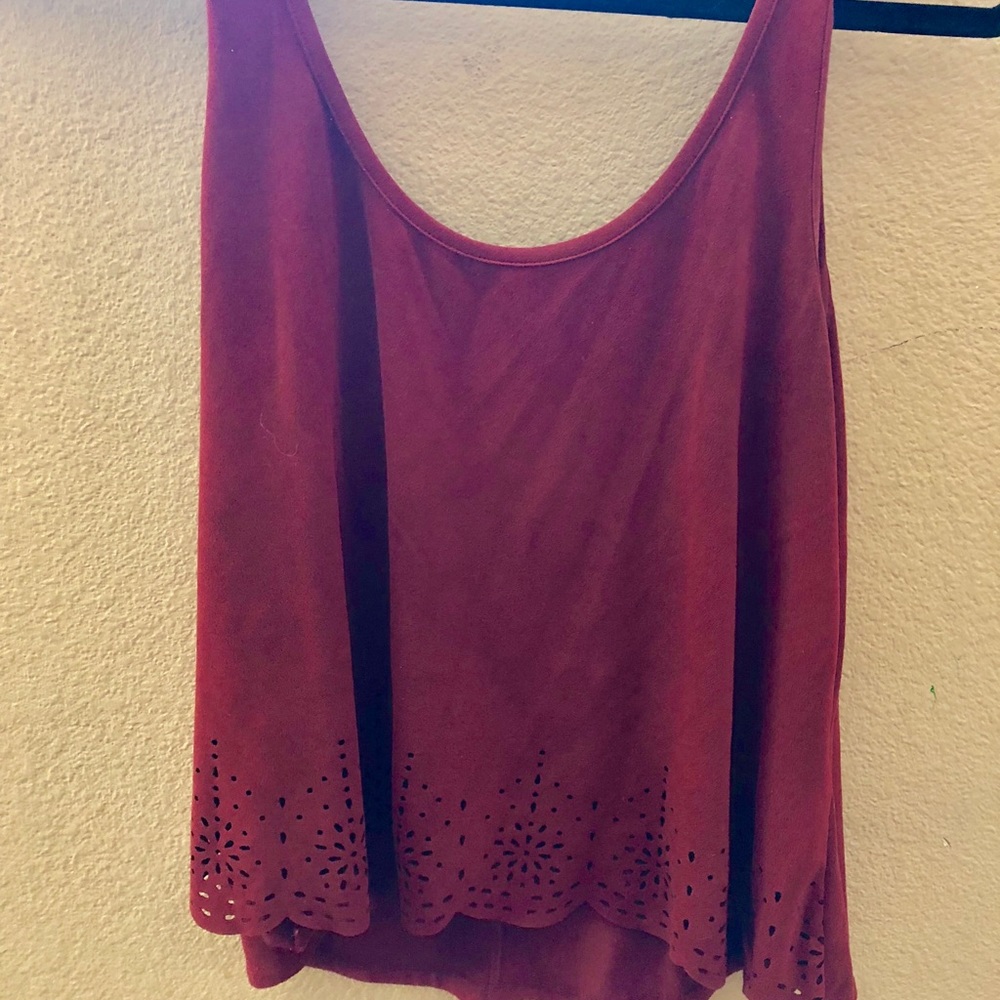 Maroon Tank Top